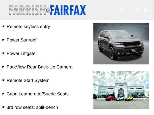 2025 Jeep Grand Cherokee GRAND CHEROKEE L ALTITUDE X 4X4