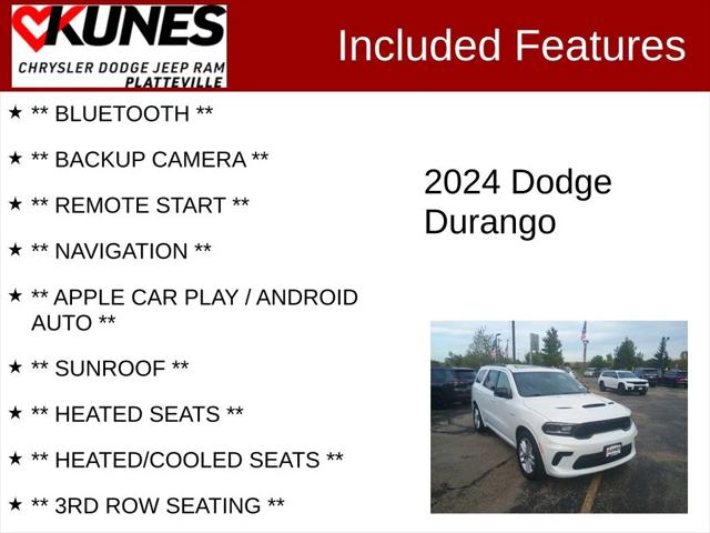 2024 Dodge Durango R/T Plus AWD 2024 Dodge Durango R/T Plus AWD