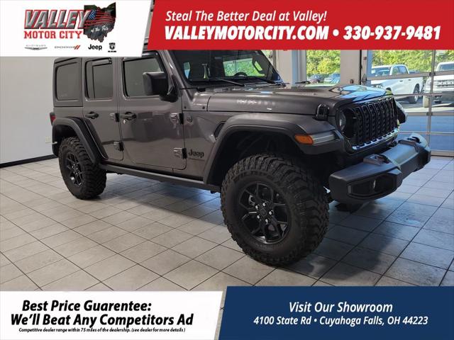2024 Jeep Wrangler 4-Door Willys 4x4 2024 Jeep Wrangler 4-Door Willys 4x4