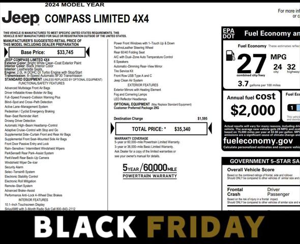 2024 Jeep Compass Limited 4x4