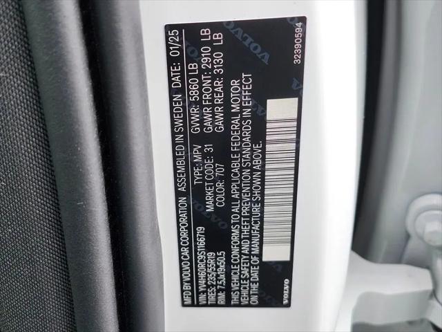 2025 Volvo XC60 Plug-In Hybrid Plus, T8 AWD Electric/Gasoline, Dark