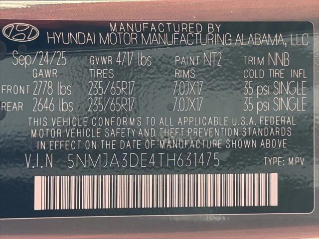 2026 Hyundai Tucson SE