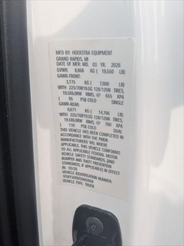 2026 Ford F-550 In-Transit