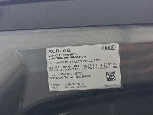 2022 Audi Q7 Premium Plus 55 TFSI quattro Tiptronic