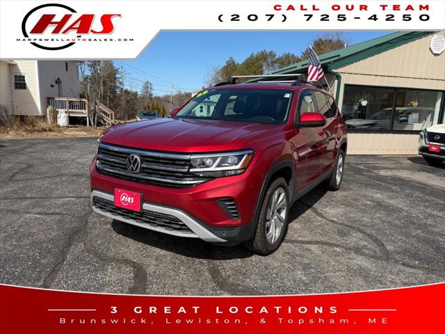 2022 Volkswagen Atlas 3.6L V6 SE w/Technology for sale in Brunswick, ME