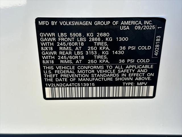 2026 Volkswagen Atlas SE