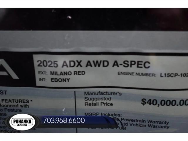 2025 Acura ADX A-Spec