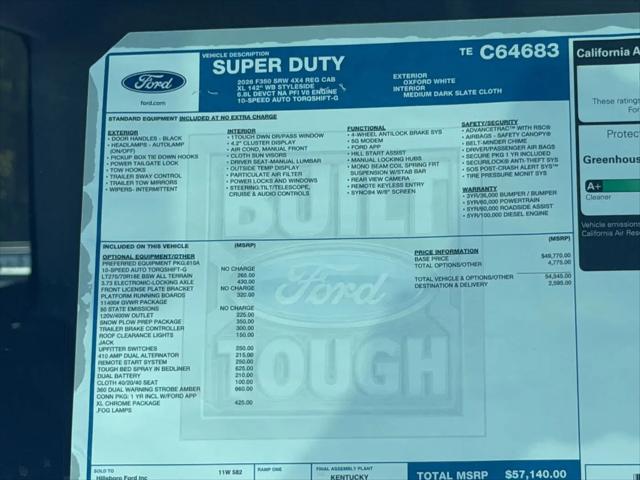 2026 Ford F-350 XL