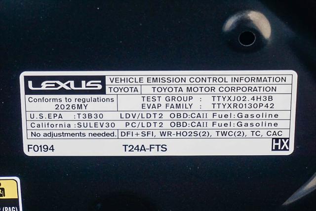 2026 Lexus NX NX 350 Premium