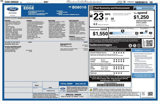 2022 Ford Edge Titanium