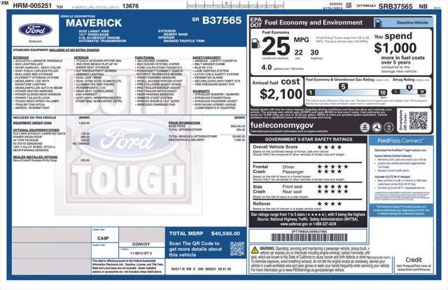2025 Ford Maverick Lariat