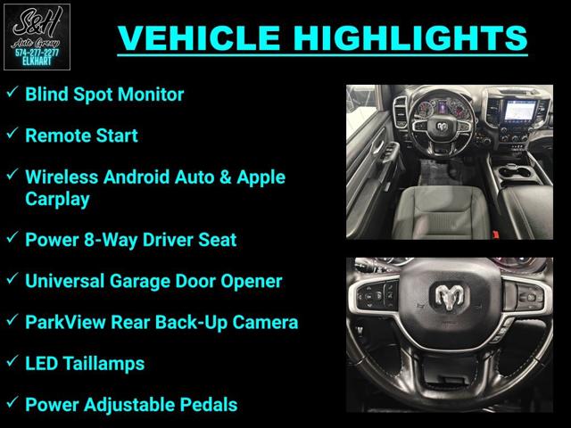 2022 Ram 1500 Big Horn Crew Cab 4x4 57 Box