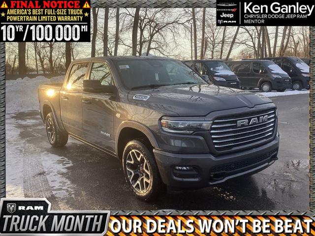 2026 RAM Ram 1500 RAM 1500 LARAMIE CREW CAB 4X4 57 BOX