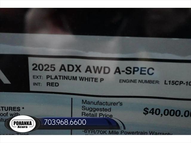 2025 Acura ADX A-Spec