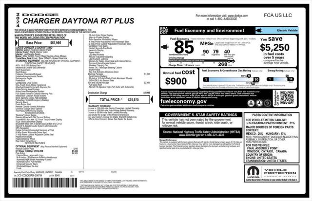 2024 Dodge Charger Daytona R/T AWD