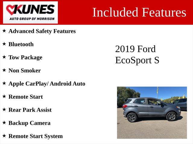 2019 Ford EcoSport S 2019 Ford EcoSport S