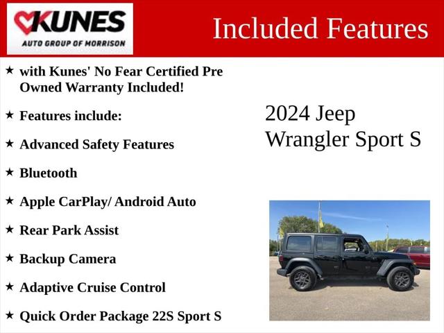 2024 Jeep Wrangler 4-Door Sport S 4x4