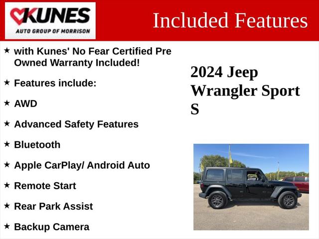 2024 Jeep Wrangler 4-Door Sport S 4x4 2024 Jeep Wrangler 4-Door Sport S 4x4