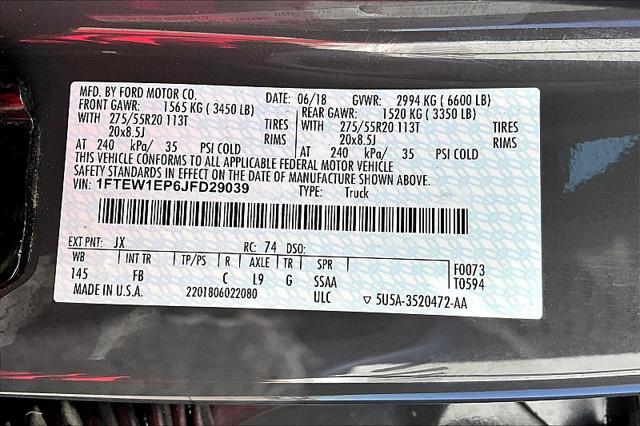 2018 Ford F-150 XLT