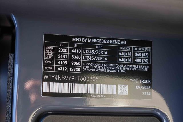 2026 Mercedes-Benz Sprinter Cargo Van Standard Roof 4-Cyl Diesel HO