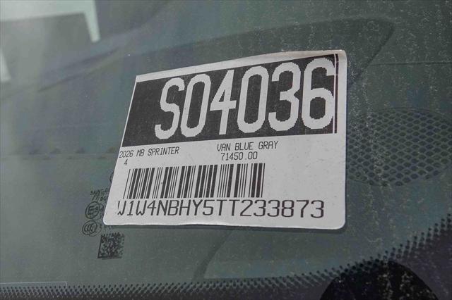 2026 Mercedes-Benz Sprinter Cargo Van Standard Roof 4-Cyl Diesel HO