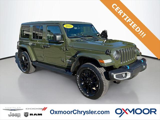 2022 Jeep Wrangler 4xe Unlimited Sahara 4x4 2022 Jeep Wrangler 4xe Unlimited Sahara 4x4