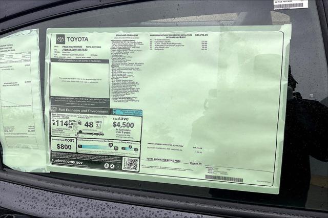 2026 Toyota Prius Plug-In Nightshade