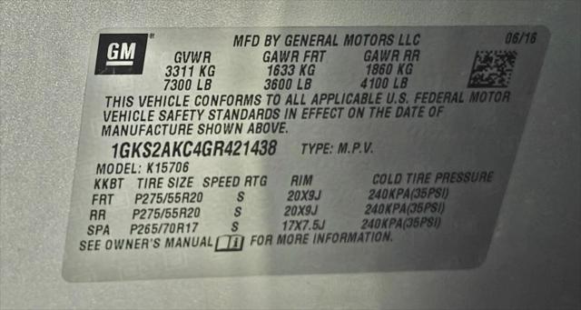 2016 GMC Yukon SLE