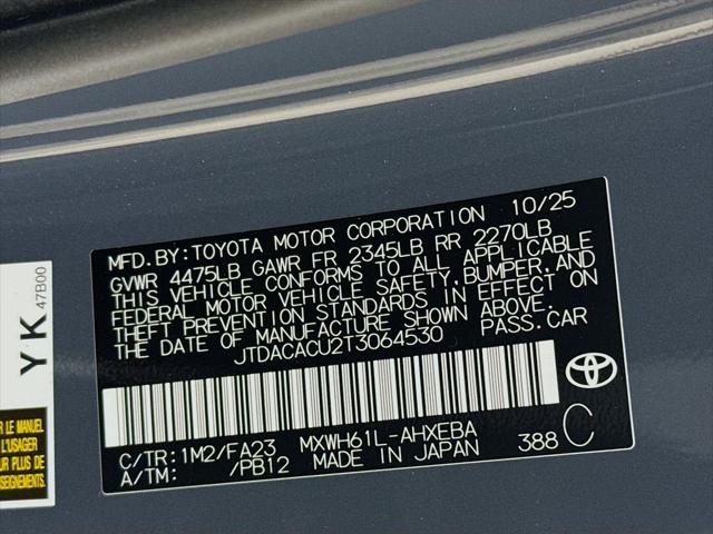 2026 Toyota Prius Plug-In SE