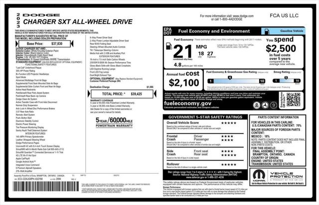 2023 Dodge Charger SXT AWD