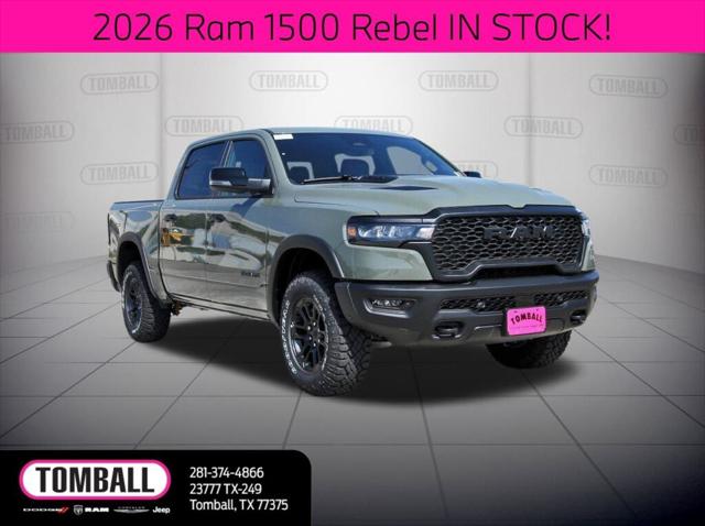 2026 RAM Ram 1500 RAM 1500 REBEL CREW CAB 4X4 57 BOX 2026 RAM Ram 1500 RAM 1500 REBEL CREW CAB 4X4 57 BOX