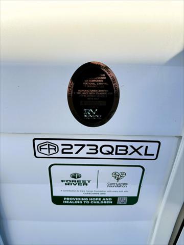 2026 Wildwood Wdt273qbxl 