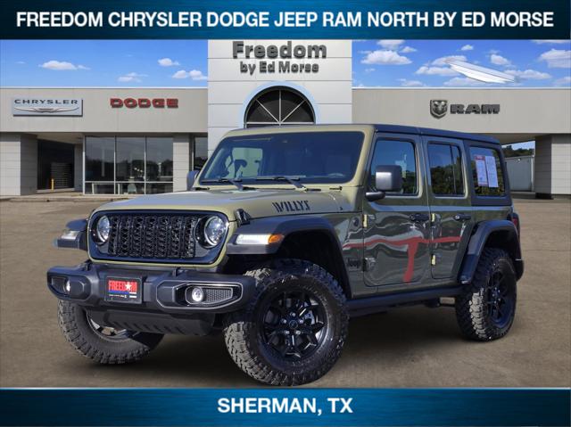 2025 Jeep Wrangler 4-Door Willys 4x4 2025 Jeep Wrangler 4-Door Willys 4x4