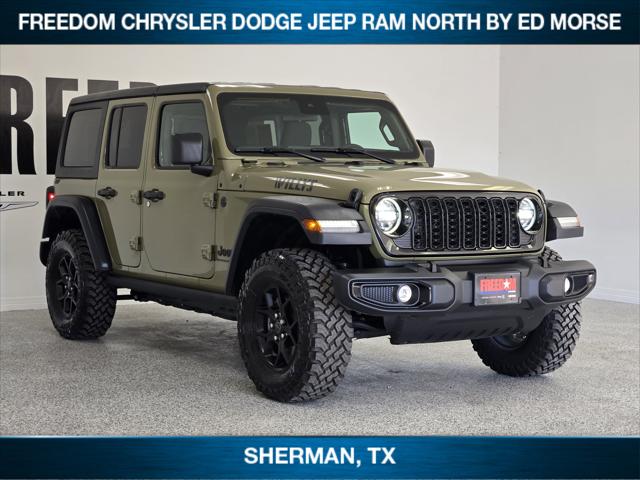 2025 Jeep Wrangler 4-Door Willys 4x4 2025 Jeep Wrangler 4-Door Willys 4x4