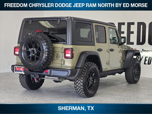 2025 Jeep Wrangler 4-Door Willys 4x4 2025 Jeep Wrangler 4-Door Willys 4x4