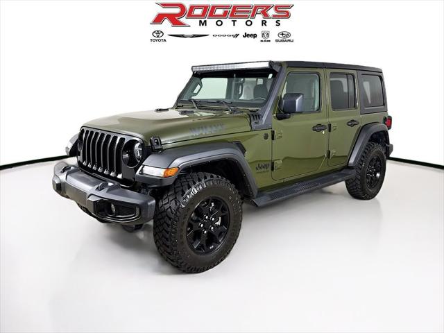2022 Jeep Wrangler Unlimited Willys 2022 Jeep Wrangler Unlimited Willys