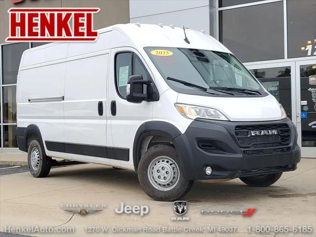 2025 Ram ProMaster 2500 Cargo Van Tradesman High Roof 159" WB w/Pass Seat for sale in Battle Creek, MI