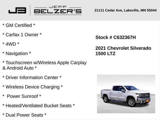 2021 Chevrolet Silverado 1500 4WD Crew Cab Short Bed LTZ 2021 Chevrolet Silverado 1500 4WD Crew Cab Short Bed LTZ