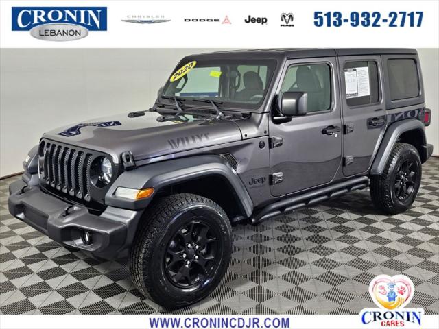 2020 Jeep Wrangler Unlimited Willys 4X4 2020 Jeep Wrangler Unlimited Willys 4X4