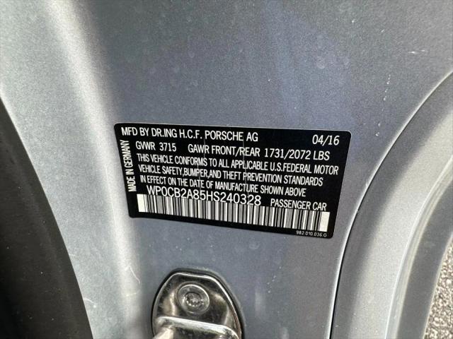 2017 Porsche 718 Boxster S