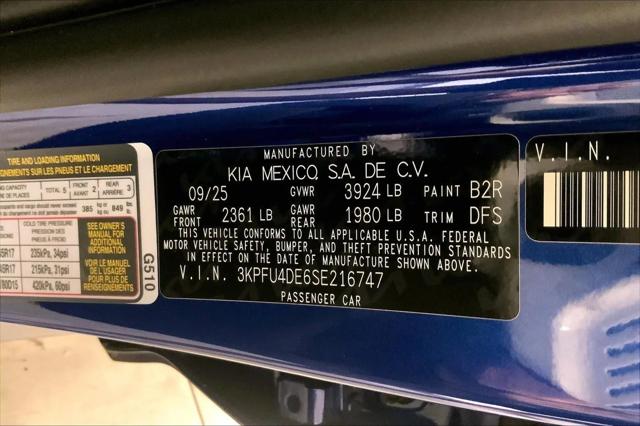 2025 Kia K4 EX
