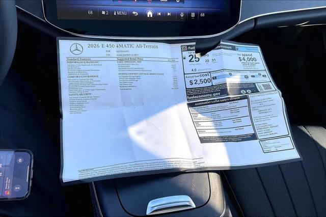 2026 Mercedes-Benz E 450 4MATIC