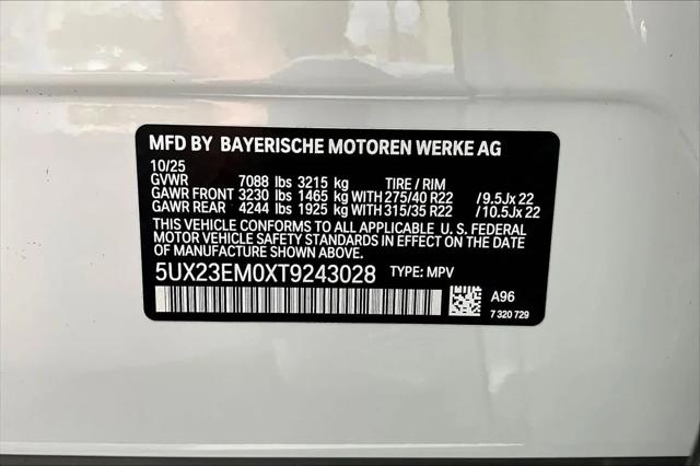 2026 BMW X7 xDrive40i