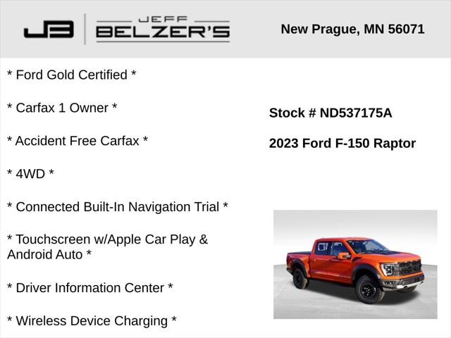 2023 Ford F-150 Raptor 2023 Ford F-150 Raptor