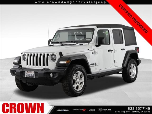 2022 Jeep Wrangler Unlimited Sport S 4x4 2022 Jeep Wrangler Unlimited Sport S 4x4
