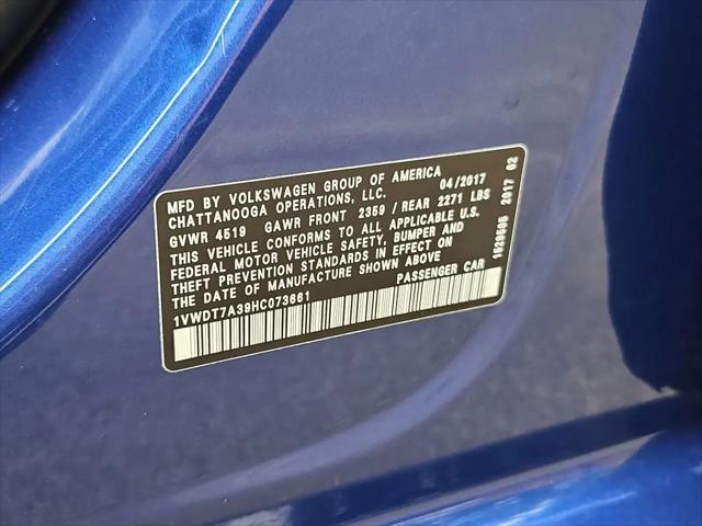 2017 Volkswagen Passat 1.8T R-Line