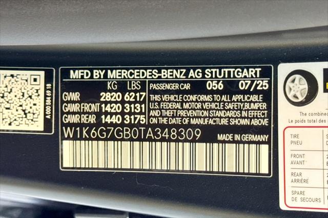2026 Mercedes-Benz S 580 4MATIC
