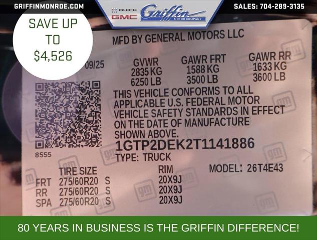 2026 GMC Canyon AT4, 4WD
