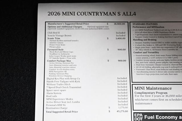 2026 MINI Cooper Countryman S