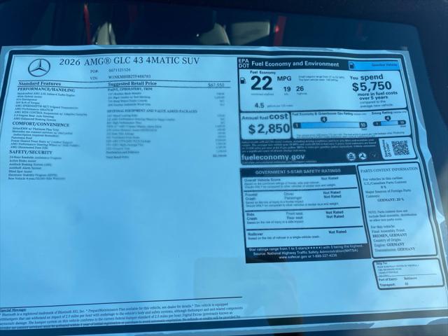 2026 Mercedes-Benz GLC 4MATIC